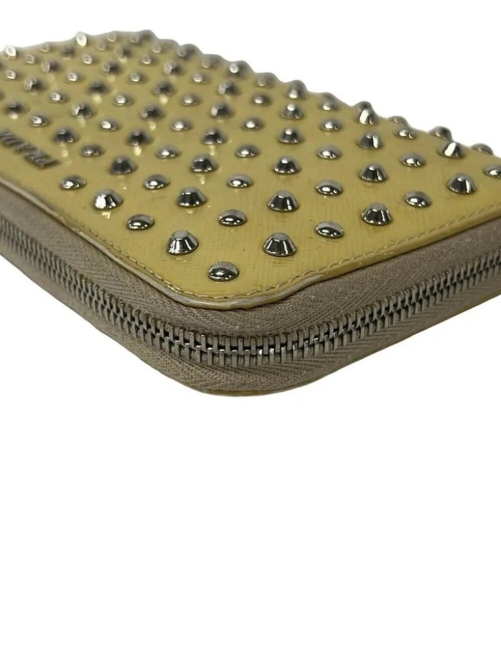 PRADA - Yellow Patent Leather Hardware Long Wallet - Picture 7 of 7